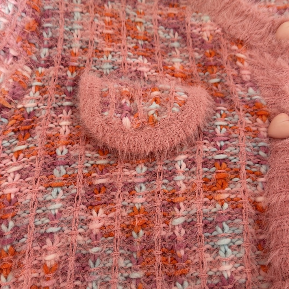 Multicolor Heart Cardigan - Picture 3 of 3